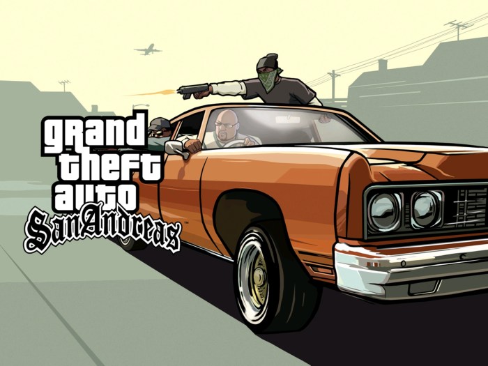 GTA San Andreas Legenda Game Open-World