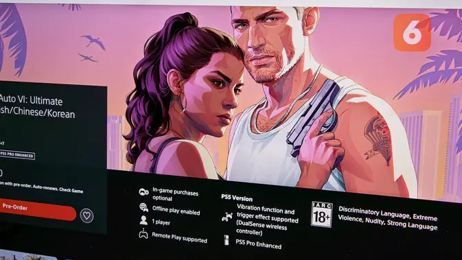 GTA 6 untuk PC Dijadwalkan Rilis Awal 2027, Lebih Cepat dari GTA 5
